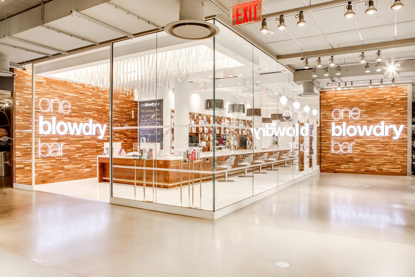Macy's Herald Square Blow Dry Bar on Macy's One Below Level - oneblowdrybar